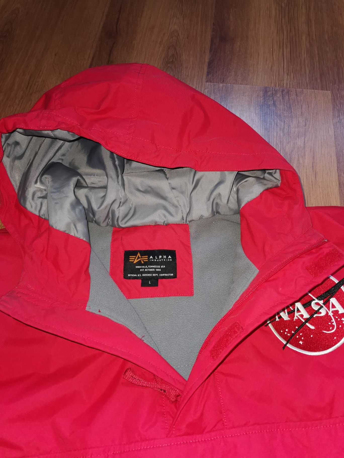 Alpha Industries Nasa Apollo 11 Anorak kurtka ocieplana L
