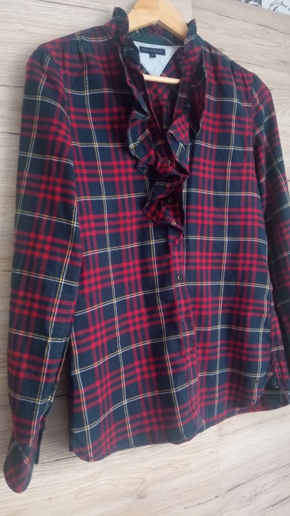 Koszula w kratkę Tommy Hilfiger rozm 38