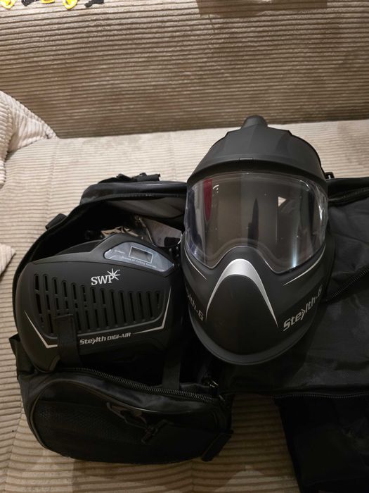 Maska do szlifowania z nadmuchem