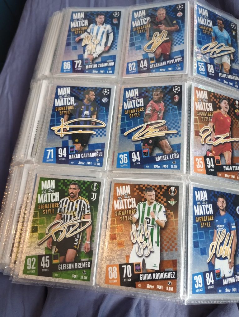 Album z kartami  match attax opis