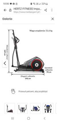 Orbitrek magnetyczny HERTZ FITNESS Impact