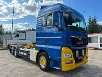 MAN TGX 26.460 KM / BDF 6x2 / AUTOMAT / RETARDER / 3 OSIE !!  3 oś podnoszona / pod kontenery BDF / RETARDER / Nawigacja / Lodówka