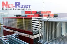 Rusztowanie - 117,5 m2 typu Plettac na podestach drewnianych 3 m