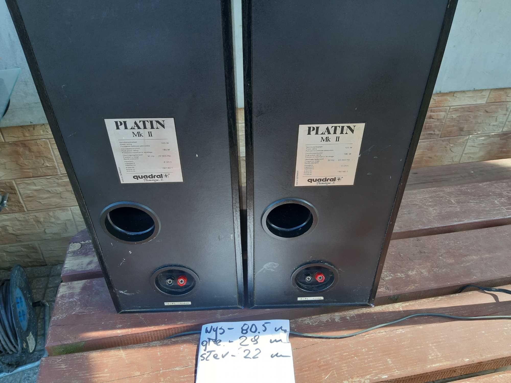 Kolumny Quadral MK II Platin