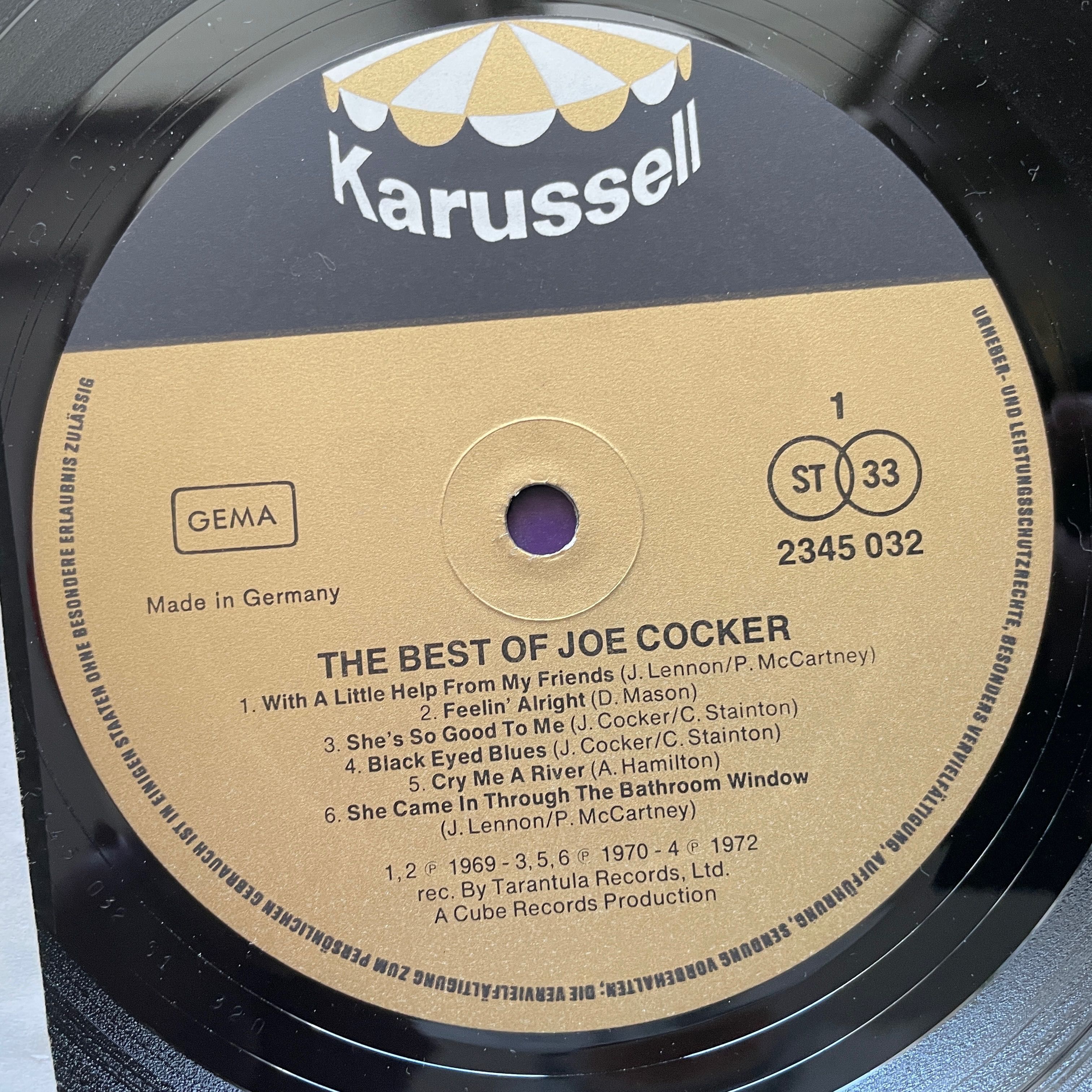 Joe Cocker – The Best Of Joe Cocker [stan: EX] a1