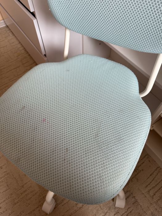 Krzesło do biurka Ikea Vimund mietowe