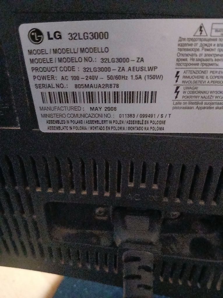 Telewizor formy LG