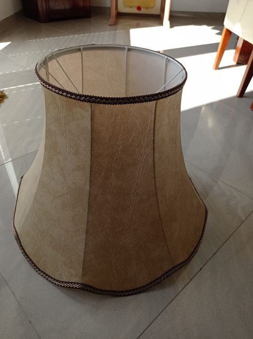 Stary duży abażur do lampy stan bdb