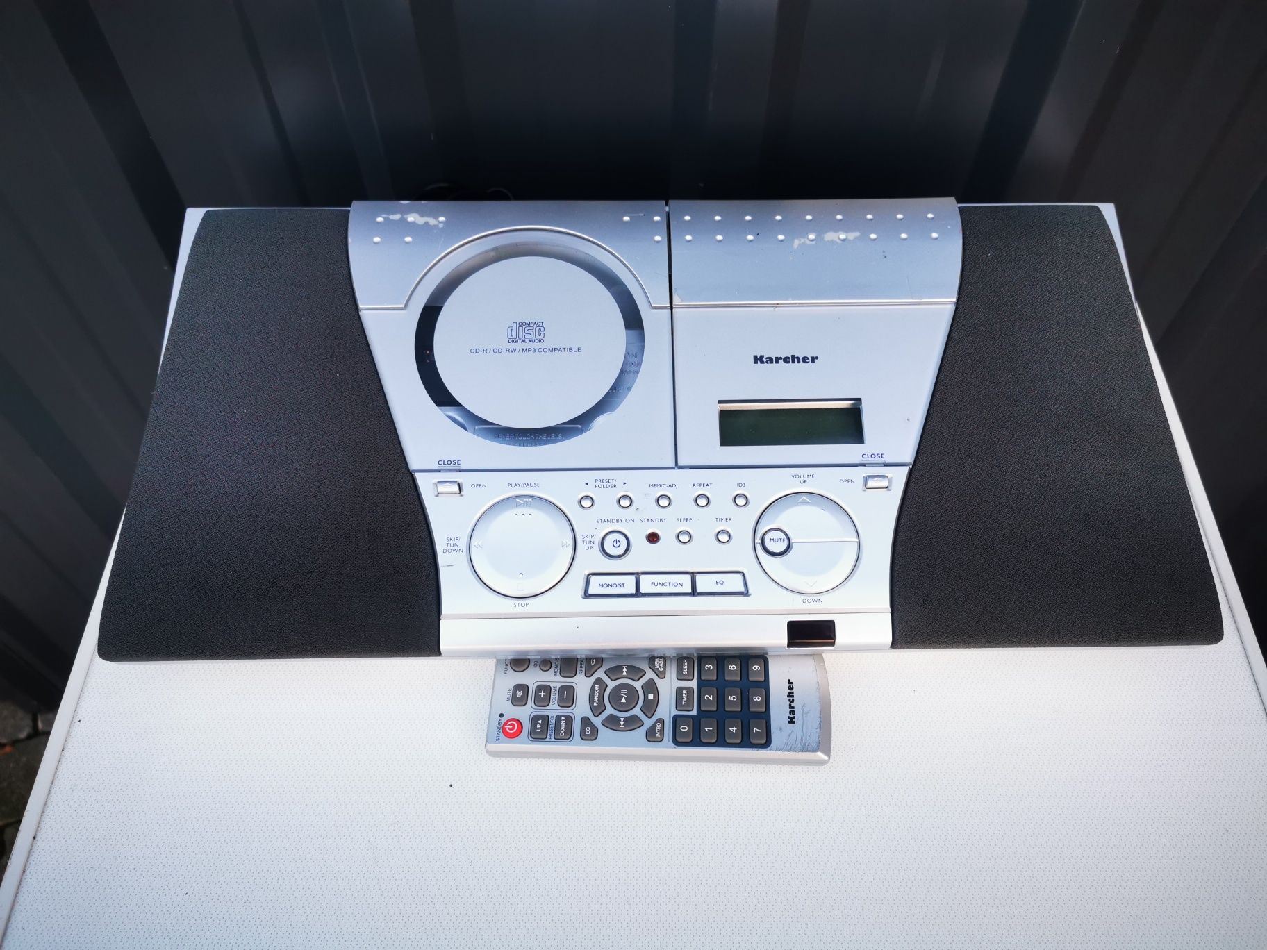 Radio wieża KARCHER CD tuner kaseta z Niemiec