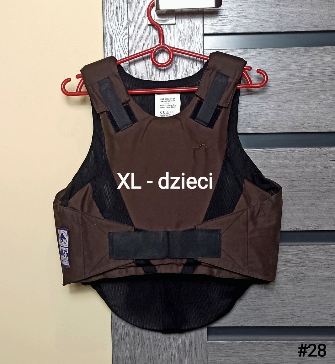 Kamizelka ochronna bezpieczeństwa jeździecka - XL dzieci - Euro Hunter