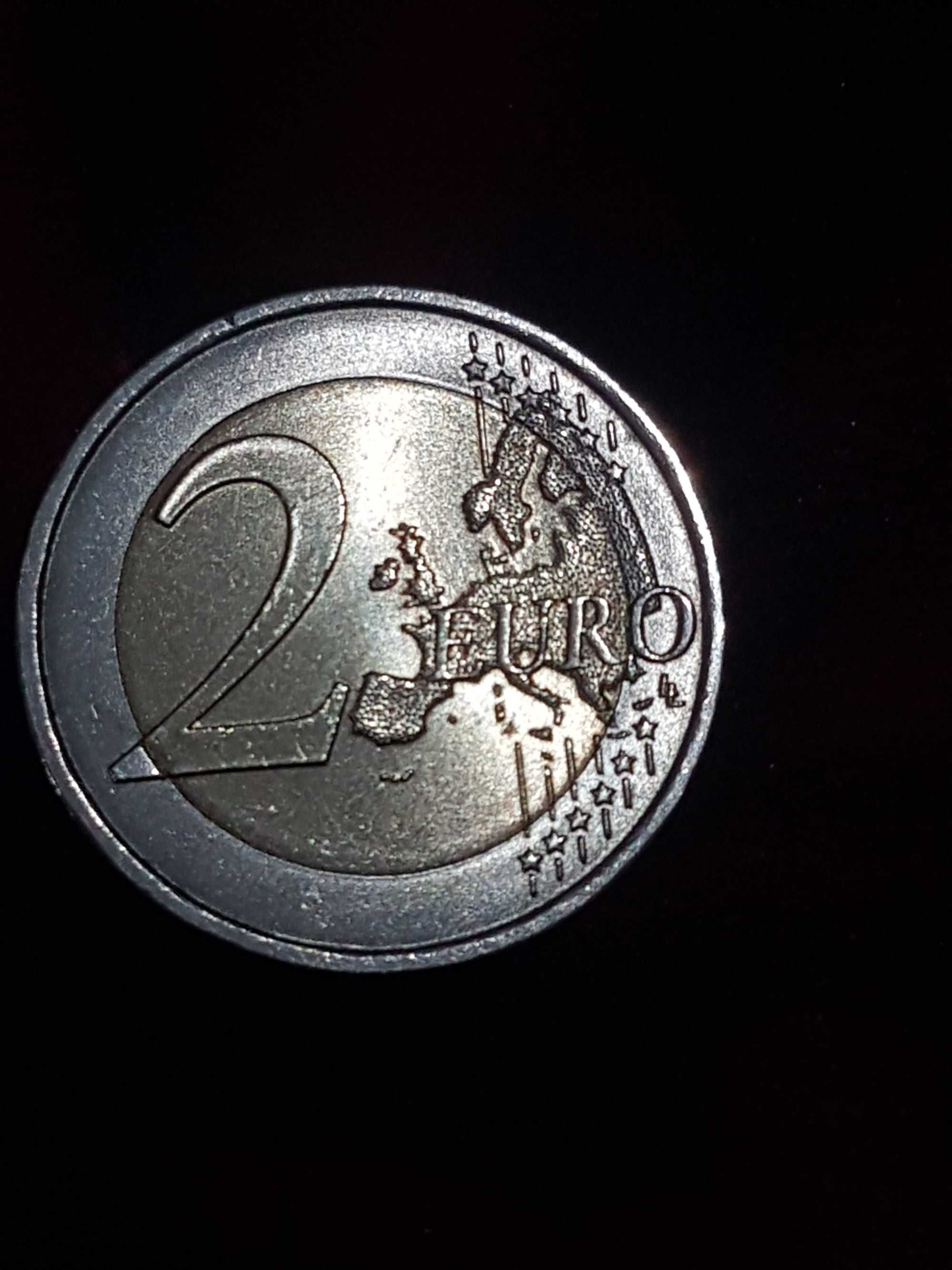 Moeda 2 Euros Portugal 30 Anos da Bandeira da Europa