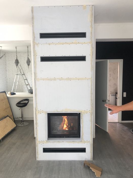 Монтаж каминов,установка дымоходов!