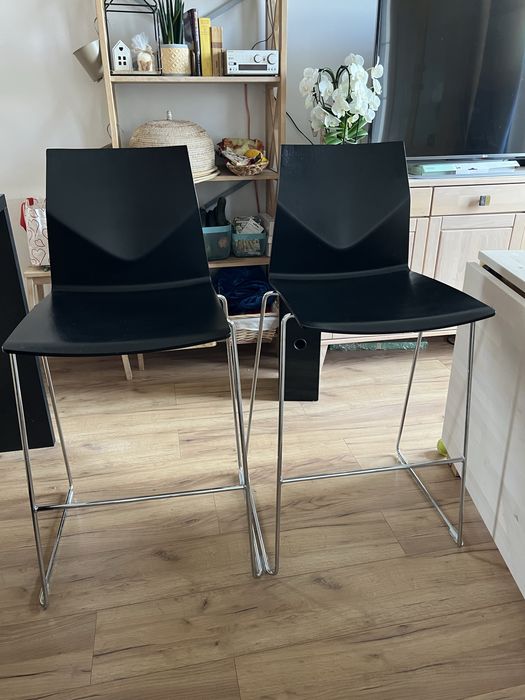 Krzesla barowe 2 szt hokery
