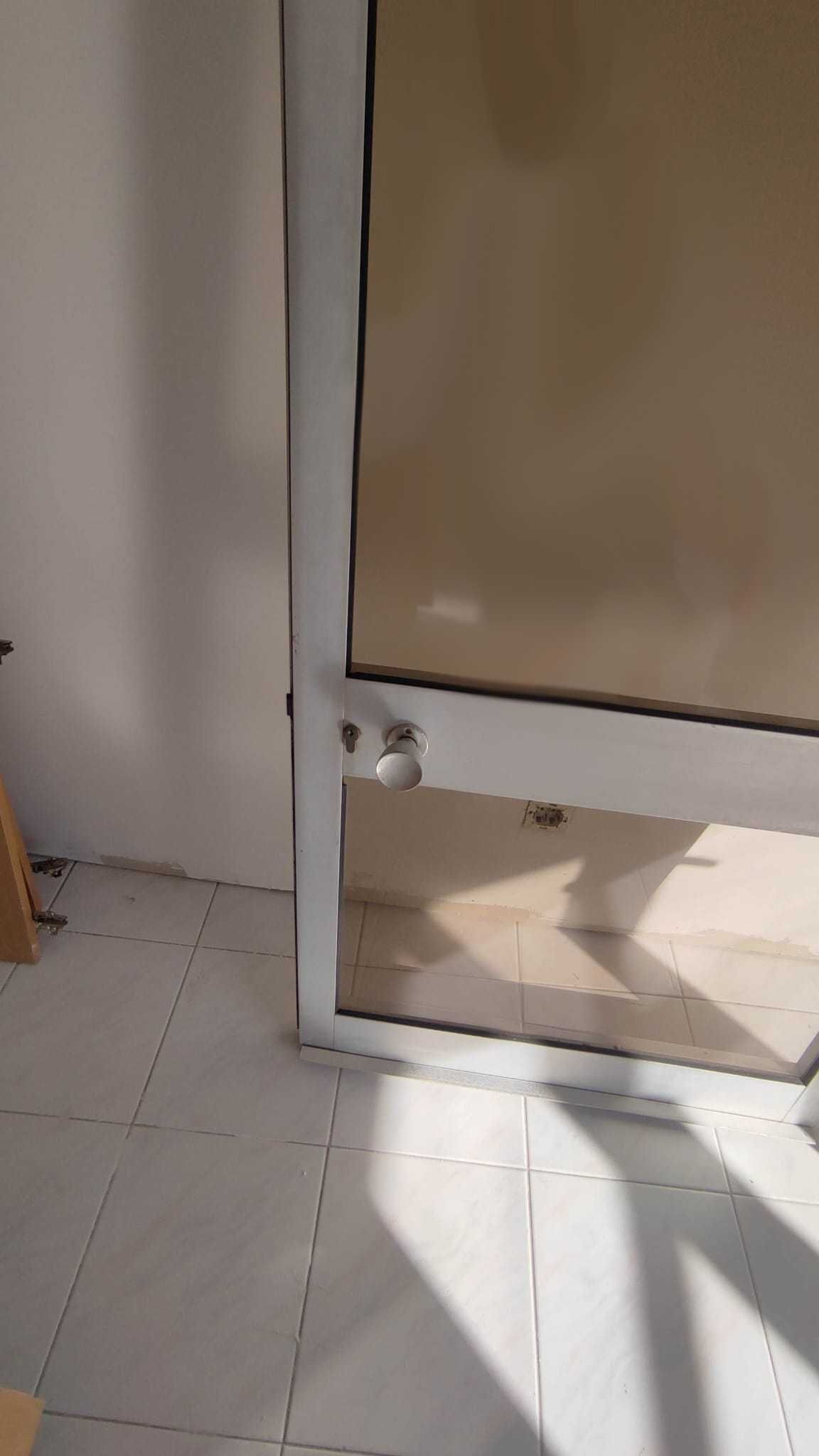 Porta Janela Aluminio + Janela Aluminio Branco