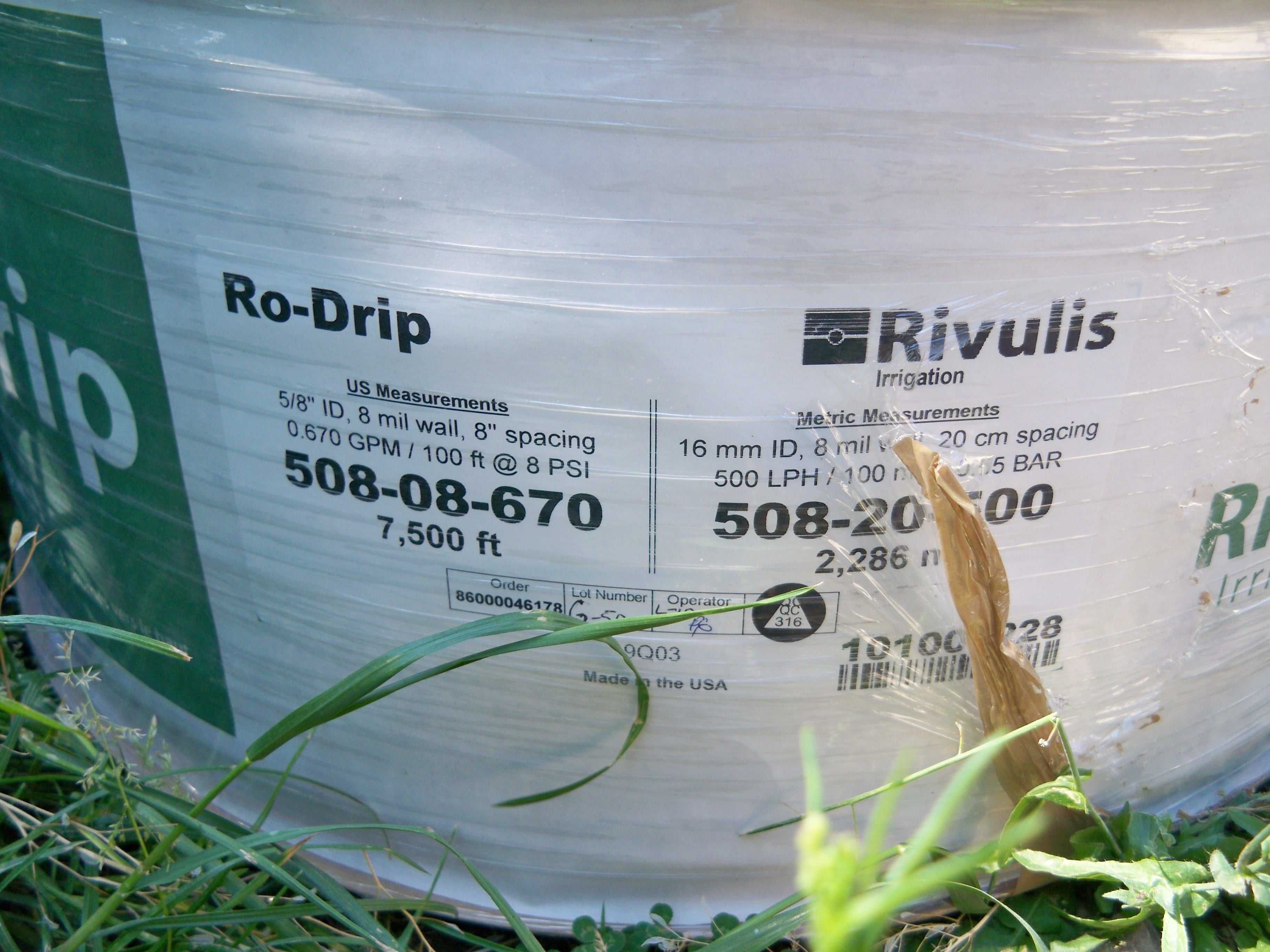 Nowa taśma kroplująca Rivulis Ro -Drip