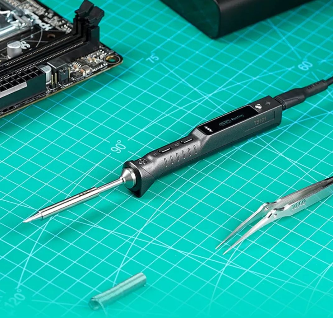 Акція! Паяльник TS101 USB з блоком живлення 65 Вт (2×32.5)
