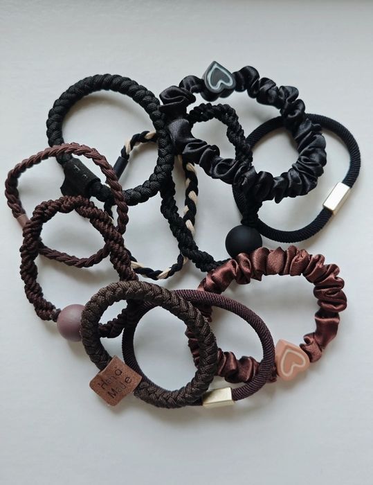 Unikatowe gumki do włosów Bohoo style elastyczne akcesoria do włosów k