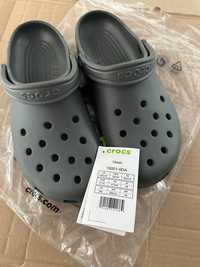 Крокси сабо Crocs Classic 42 розмір cірі кроксы обувь крокс классик