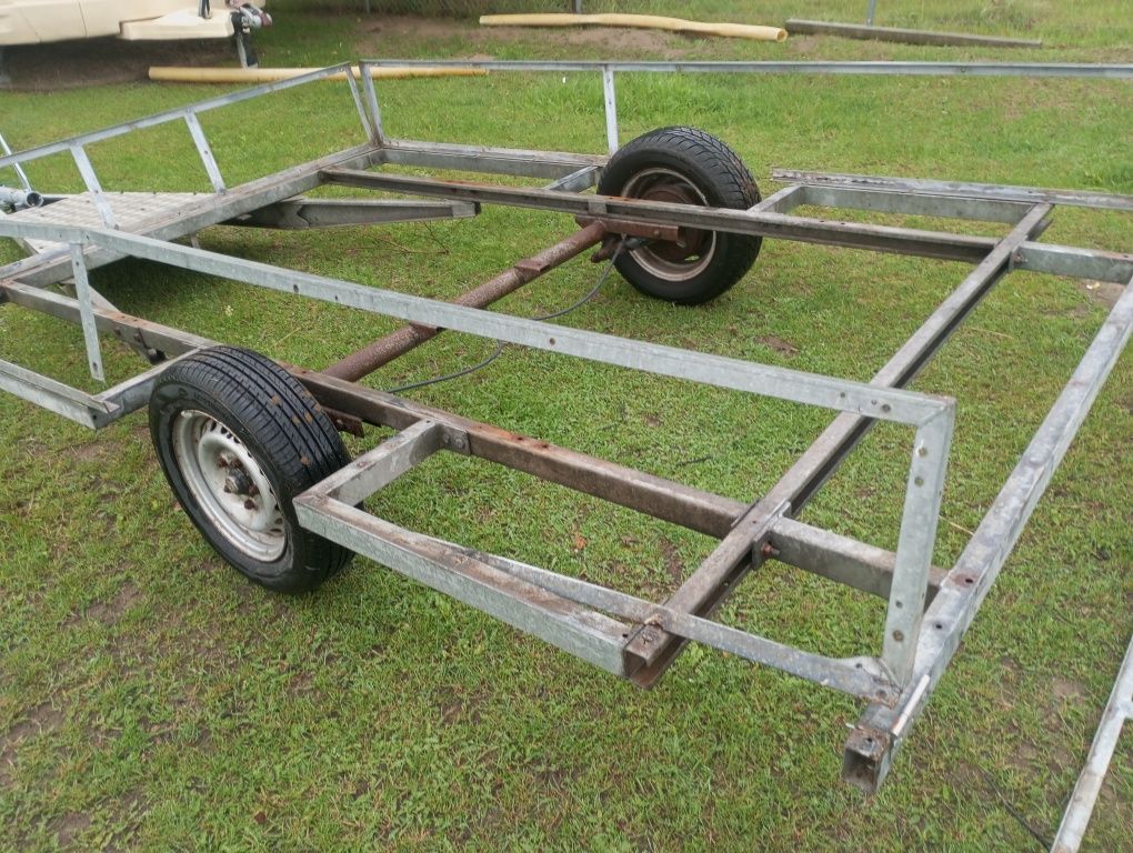 Przyczepa hamowana 1000kg przyczepka nowy hamulec najazdowy 2m x 3m