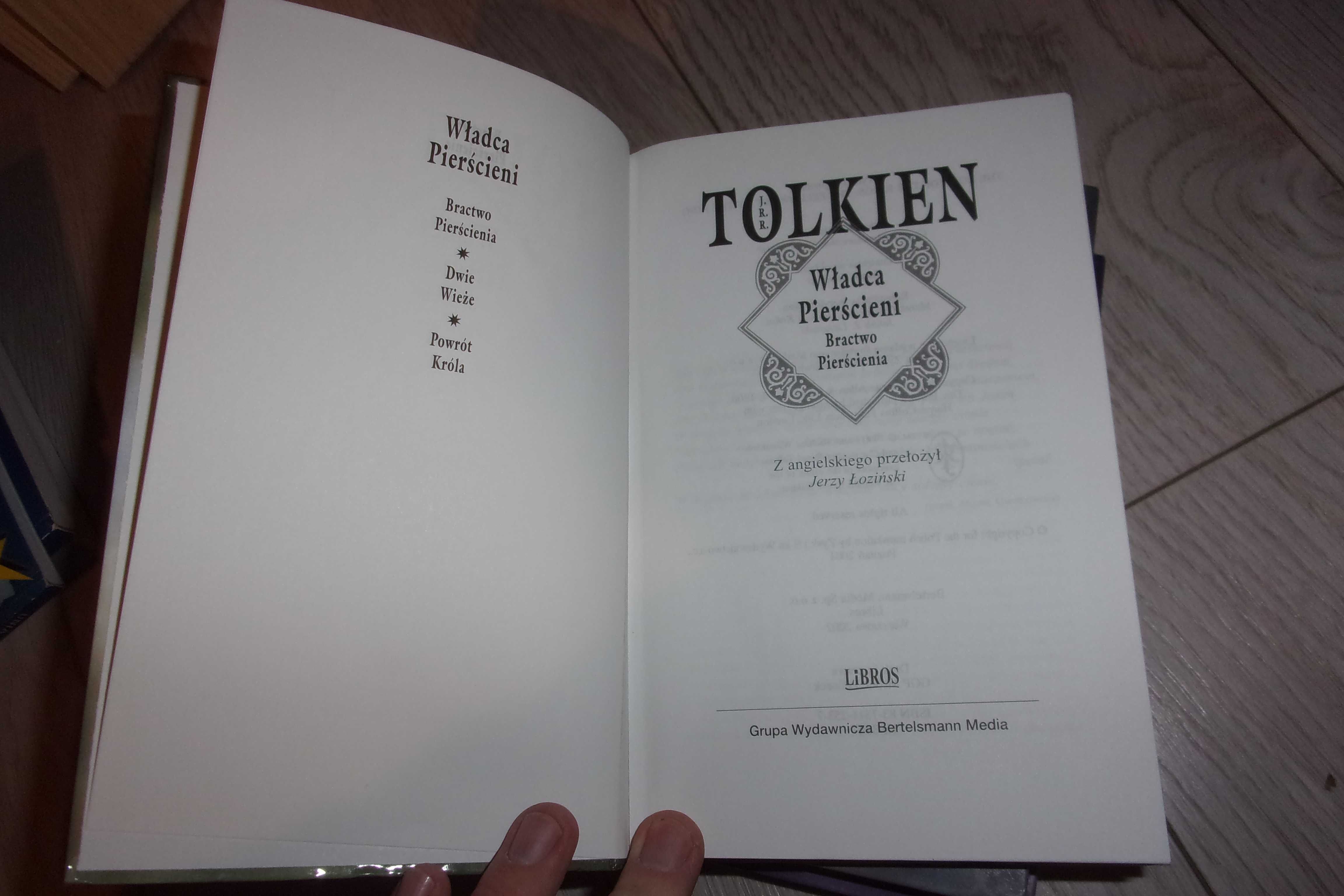 Władca pierścieni Libros J.R.R. Tolkien komplet