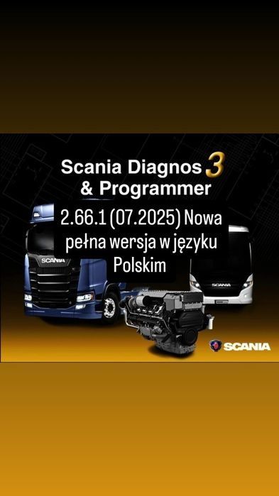 Nowa Scania SDP3 2.66.1 2025 pełna wersja w języku polskim