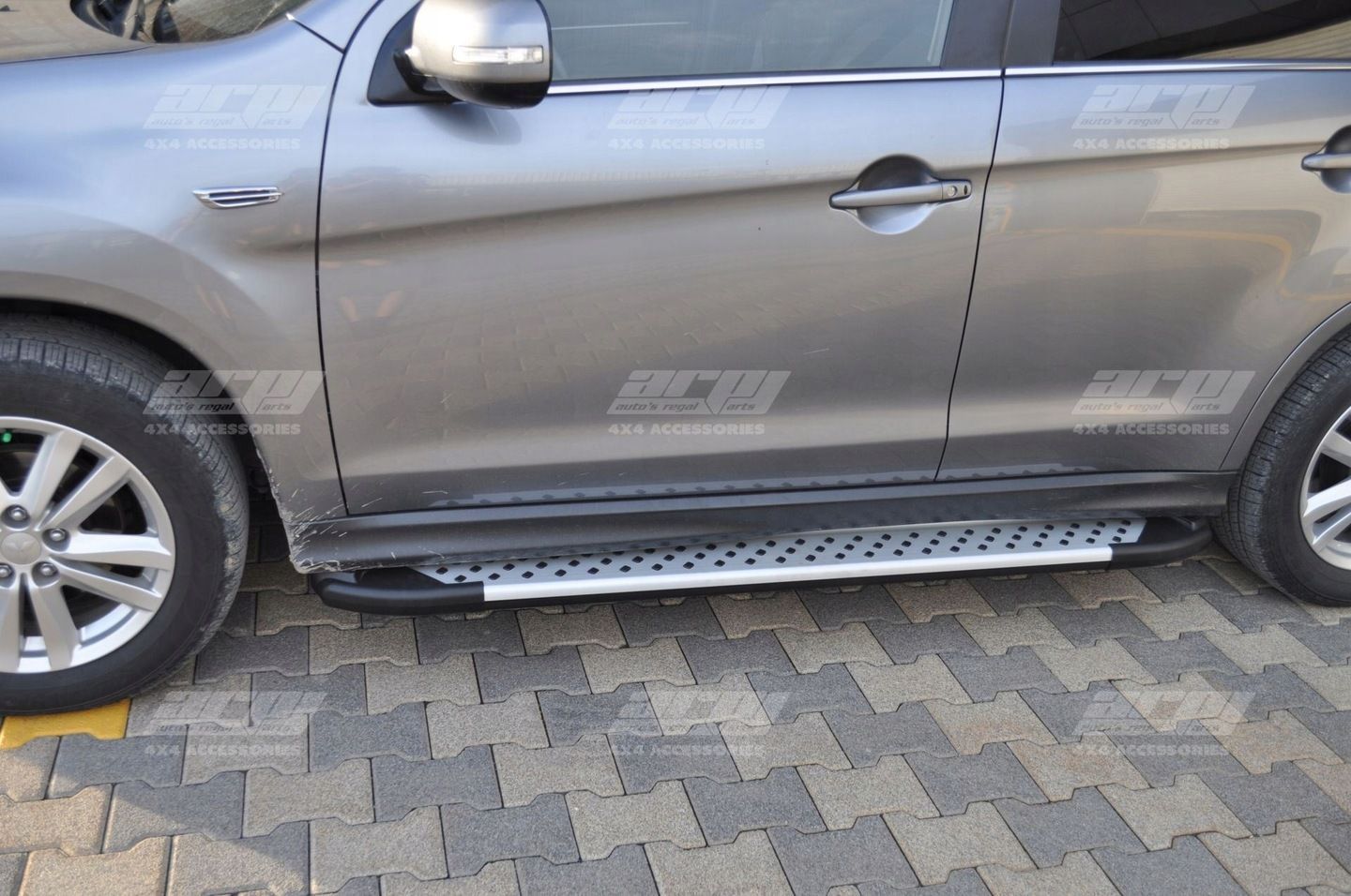 ORUROWANIE STOPNIE PÓŁKA CHEVROLET CAPTIVA 12-18 SREBRNE