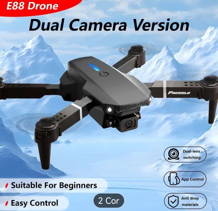 Drone c/ comando e câmera