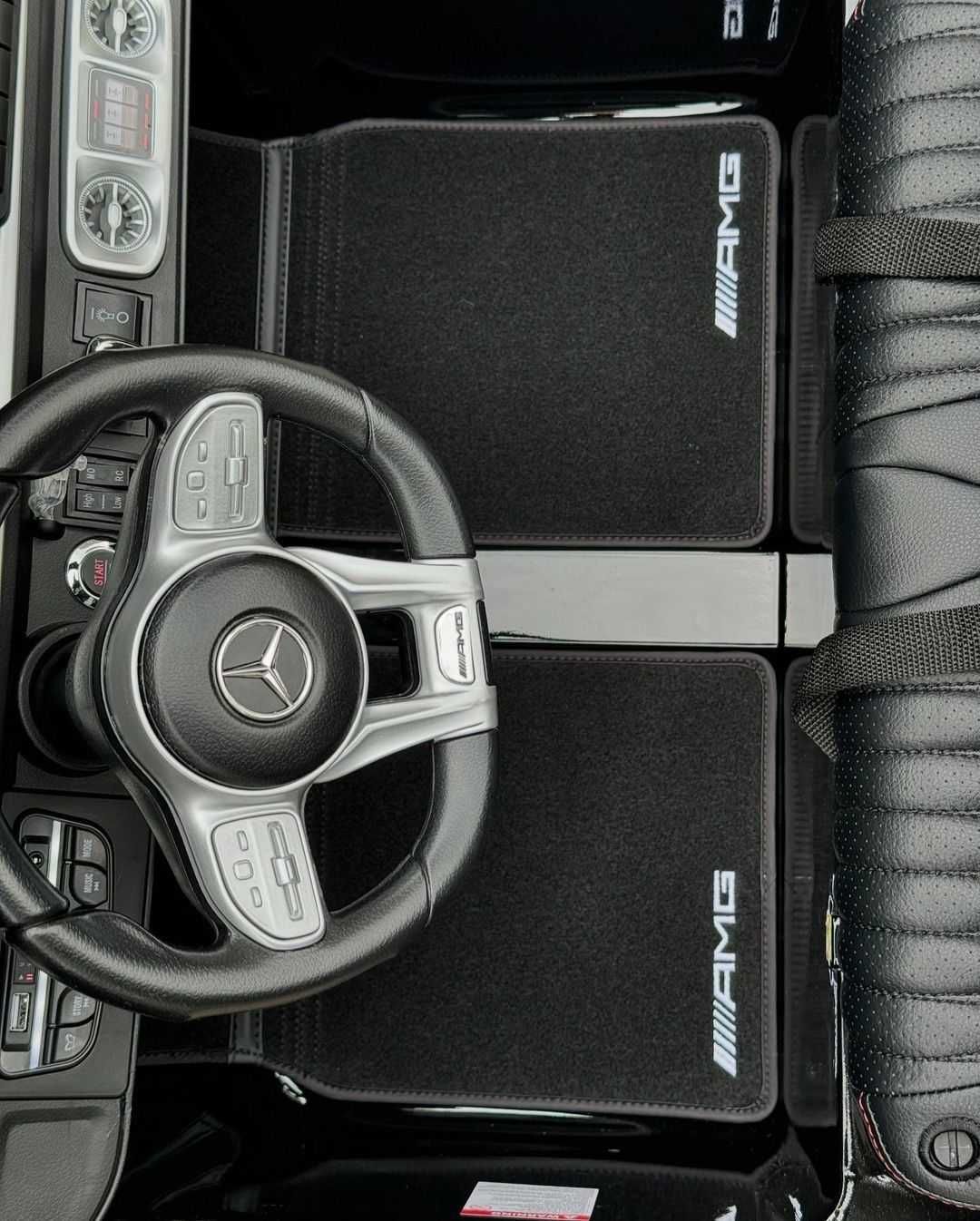 Wielki MERCEDES G63 4x4 24V dla dzieci dwuosobwe autko na akumulator