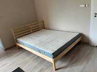 łóżko z Ikei wraz z ramą, materacem i dnem łóżka