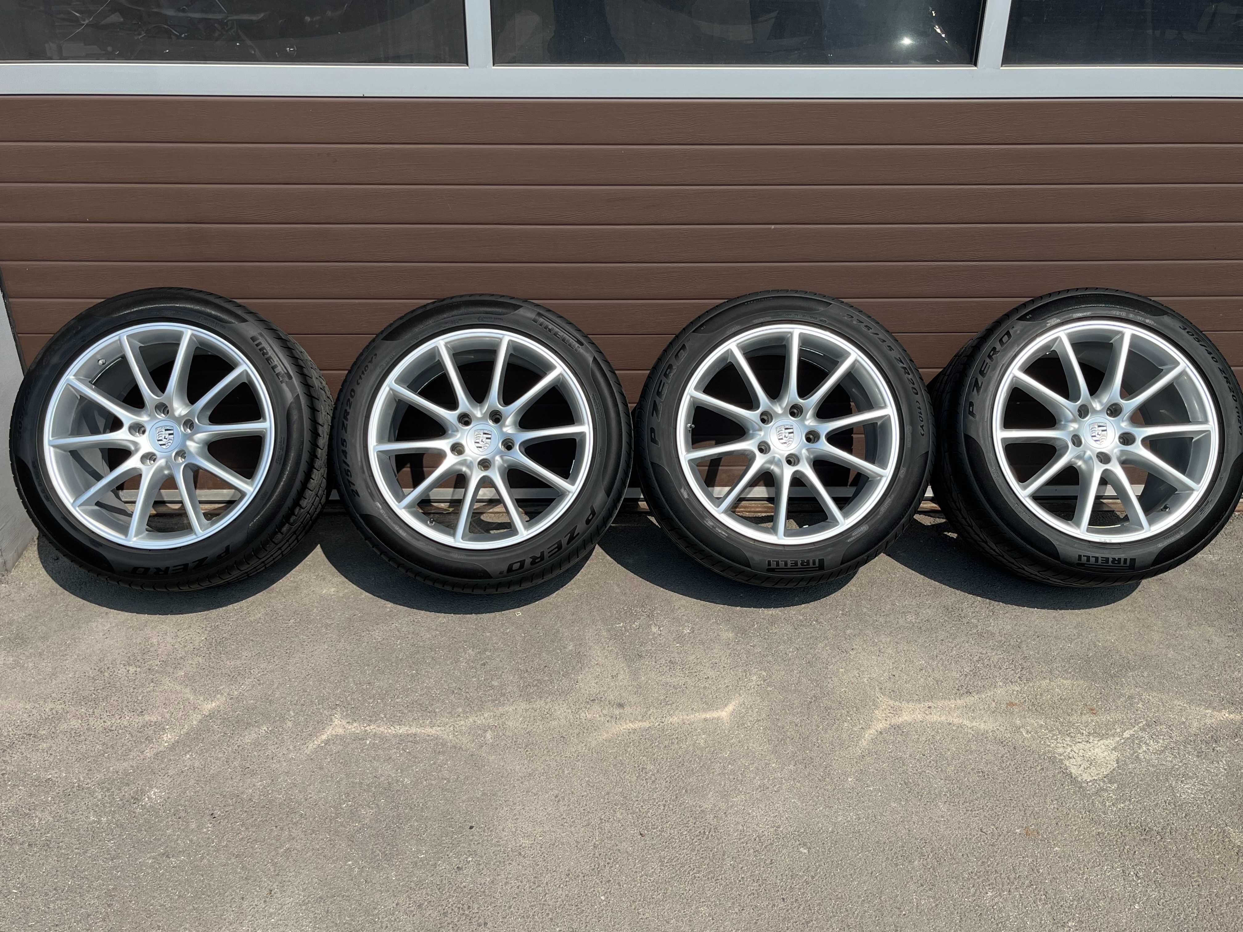 Koła alufelgi 5x130 20 Porsche Cayenne 9Y0 OEM +  Pirelli r20 90% 2024