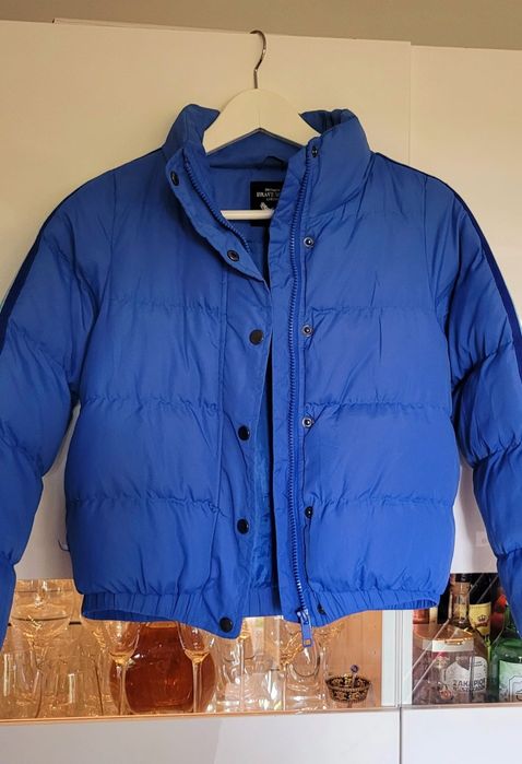 140/146 Kurtka brave soul chabrowa niebieska tęcza rekaw