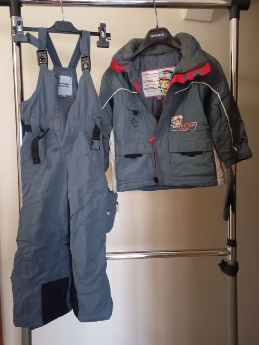 Conjunto casaco e calças neve