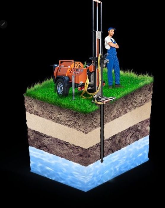 Професійне буріння свердловин, скважина Труба125-ка Глибині насоси