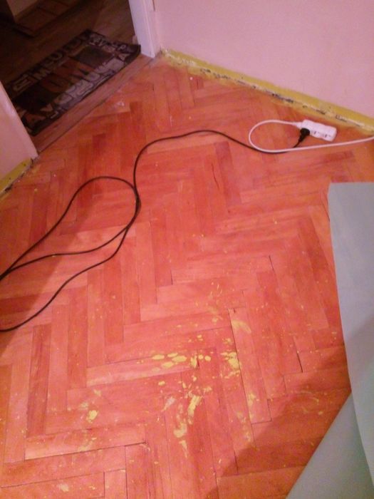 Parkiet dąb stary z PRL