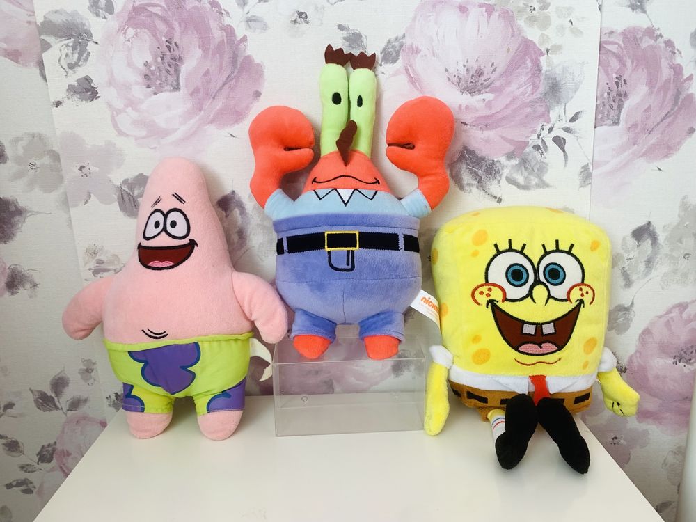 Pluszaki Spongebob, Krab, Patryk, Nickelodeon
