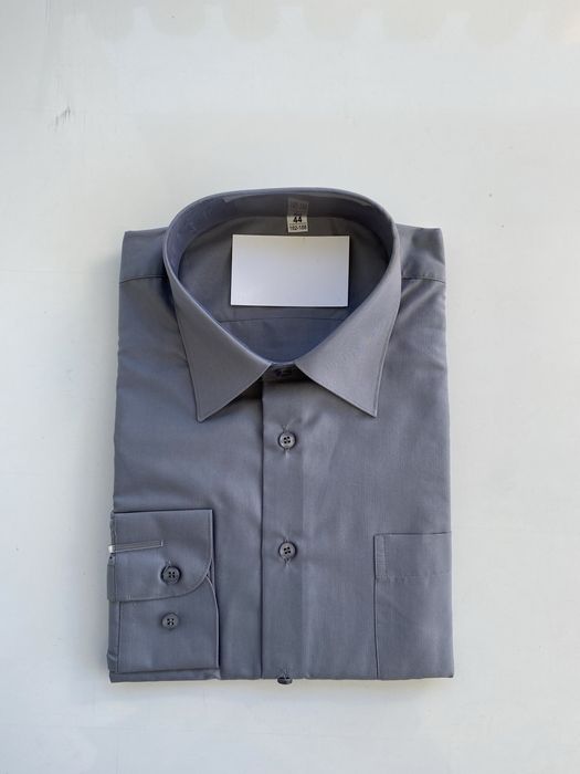 Koszula męska nowa 44 rozmiar 182-188 wzrost kolor szary długi rękaw