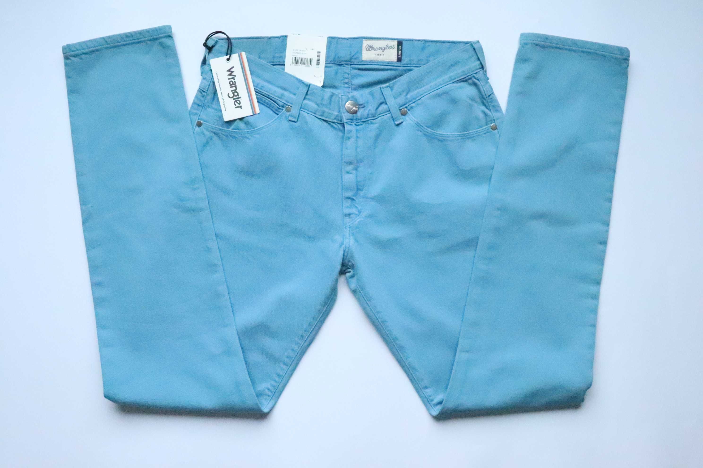 WRANGLER LARSTON W31 L34 męskie spodnie jeansy slim fit nowe