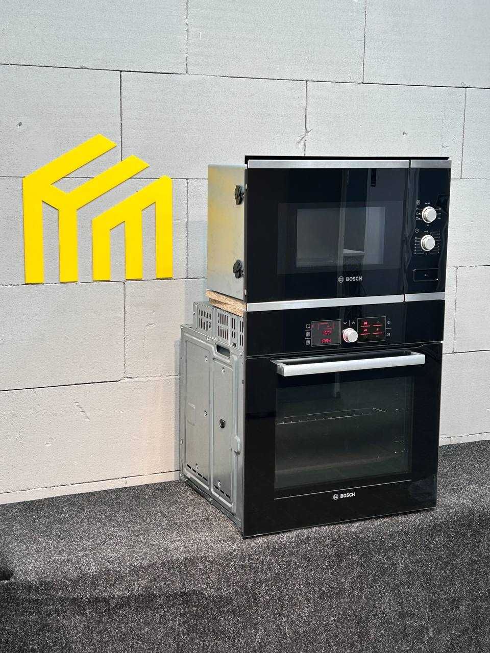 Комплект! Духова шафа BOSCH HBG761660s та мікрохвильова піч BEL520MS0