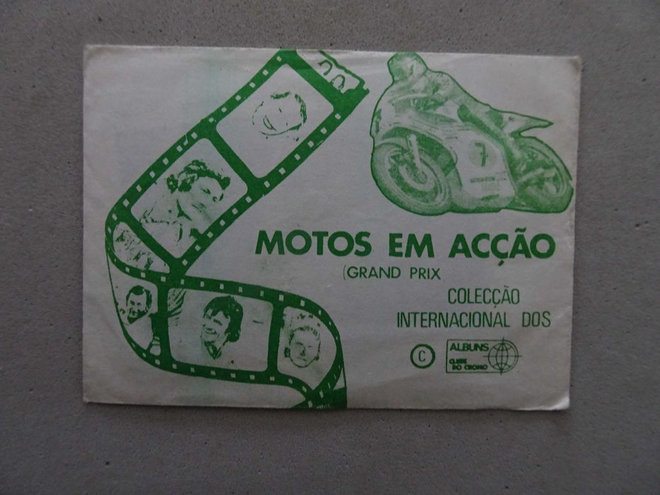 Carteira de cromos Motos em Acção (Grand Prix) - Clube do Cromo
