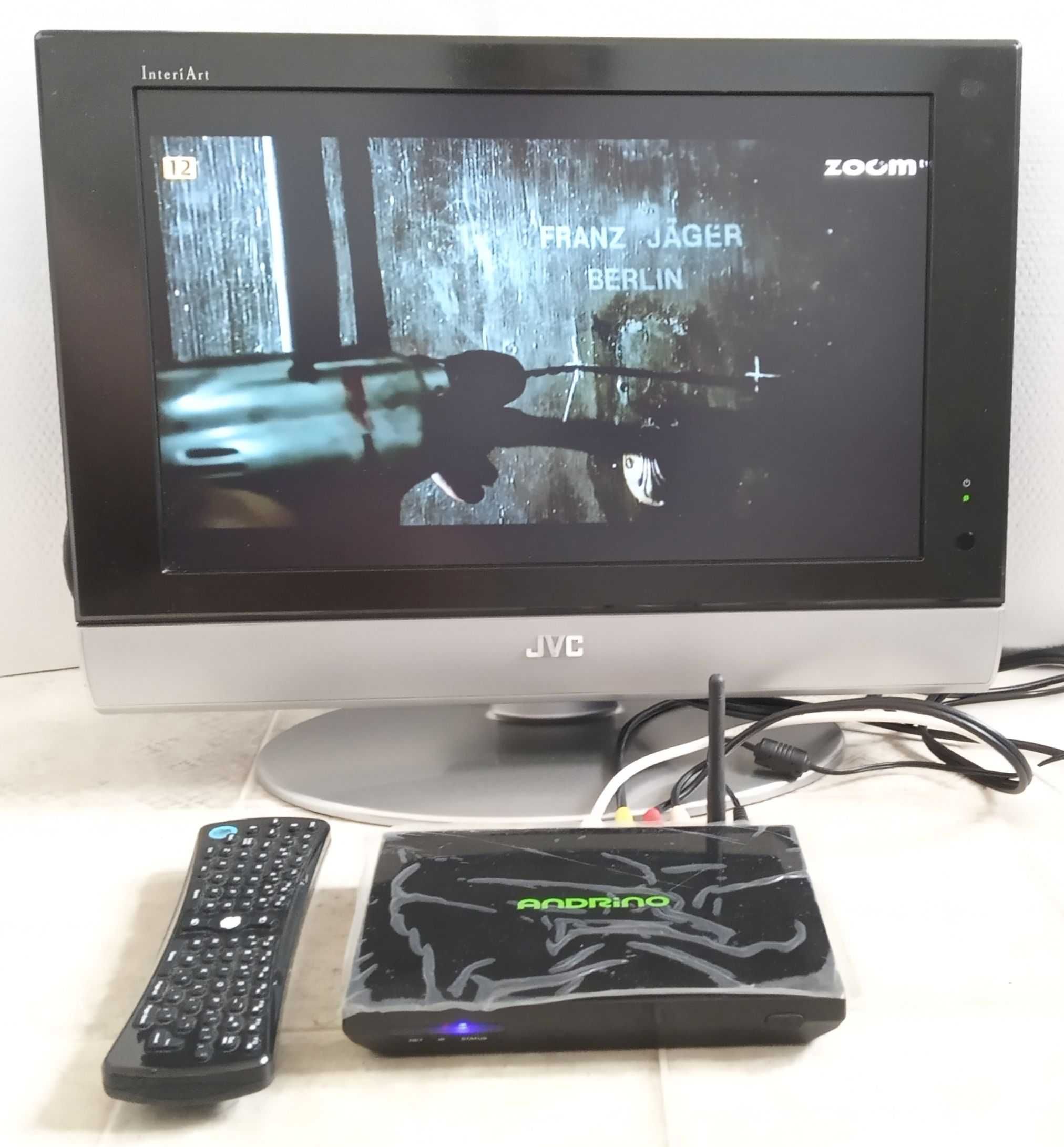 Monitor z funkcją TV 17 JVC LT-17E31 plus ANDROID BOX SMART TV okazja