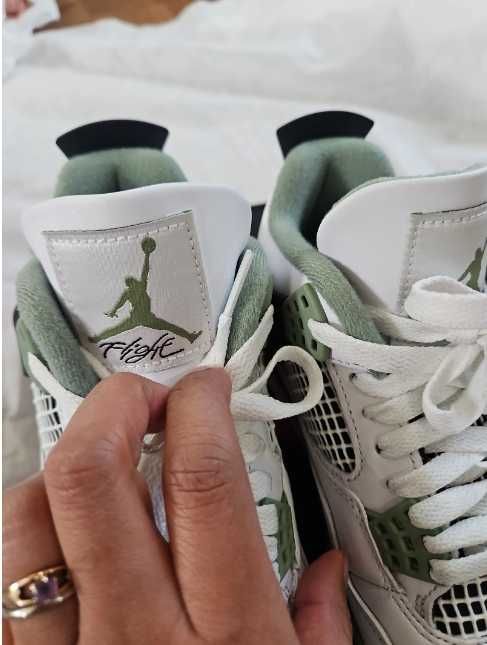 nowy Jordan 4 Retro Seafoam Moda rozmiar.43
