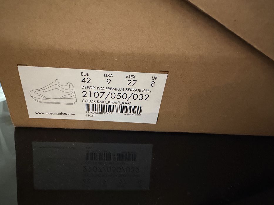 Sapatilhas Pele / 100% Camurça Massimo Dutti