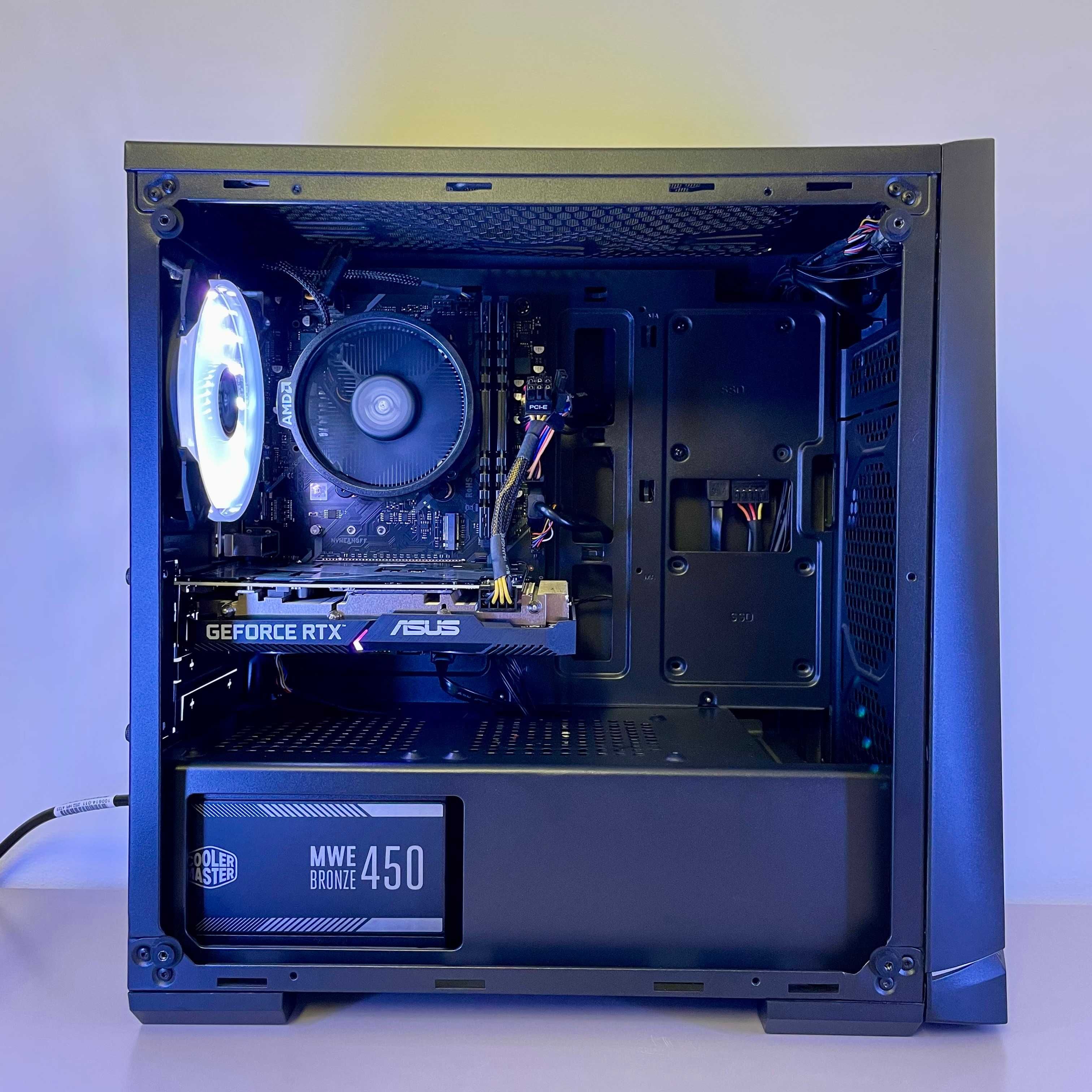 Computador PC Gaming Ryzen 5 2600 + RTX 3050 + 16Gb Ram