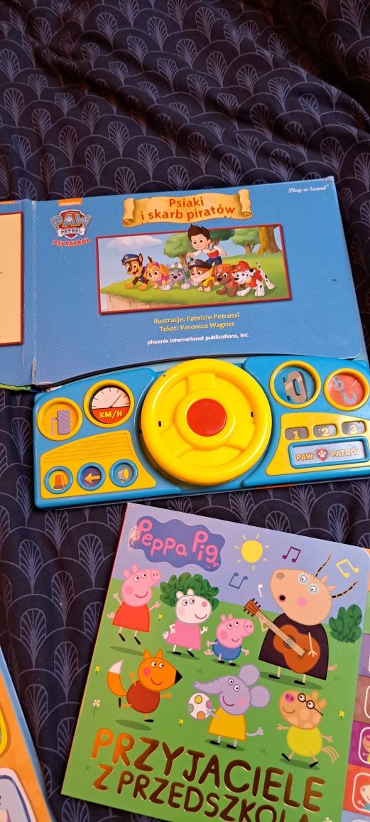 Książeczki dla dzieci Bing, psi patrol, świnka peppa