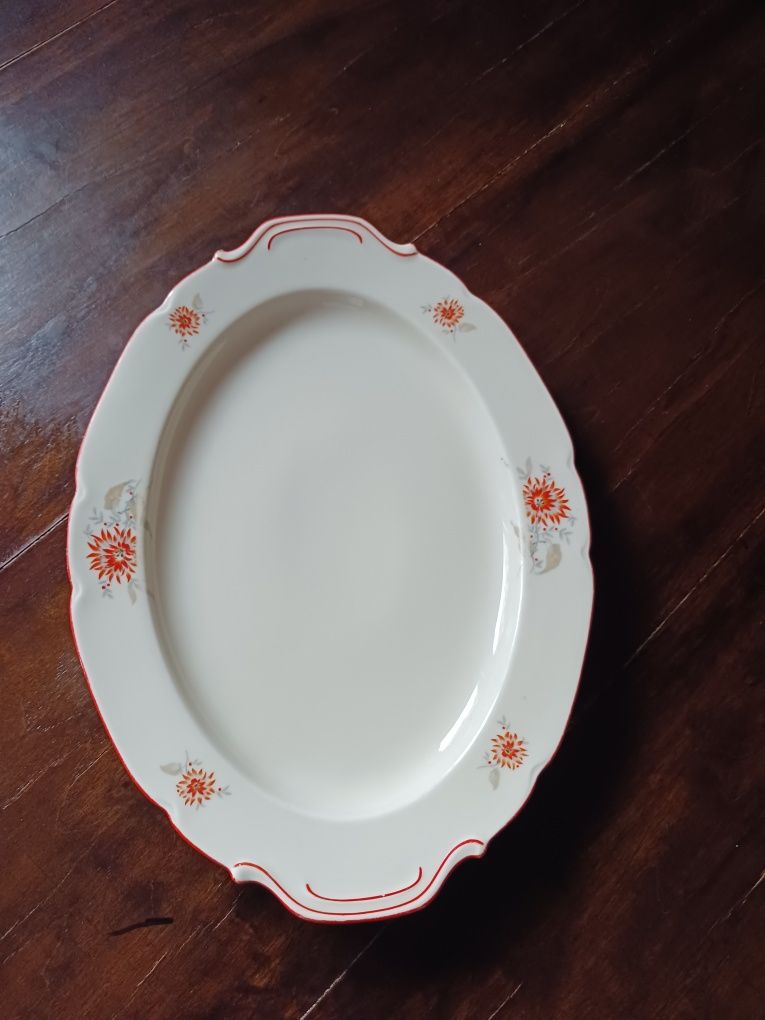 Patera, półmisek porcelana Czechosłowacja Victoria art deco.