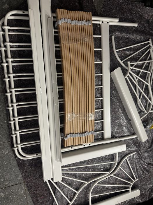 Łóżko rosnące Ikea Minnen białe