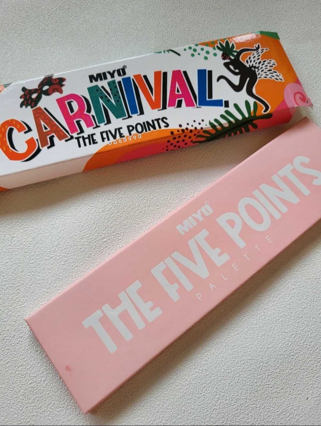 Miyo nowa paleta cieni Carnival Kolory tęczy kolorowe mocne
