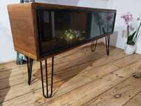 Retro komoda witryna lata 50 komódka vintage olejowana barek loft