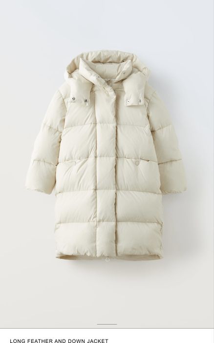 Нове зимове пальто Zara на дівчинку 11-12,13-14 років,куртка пуховик