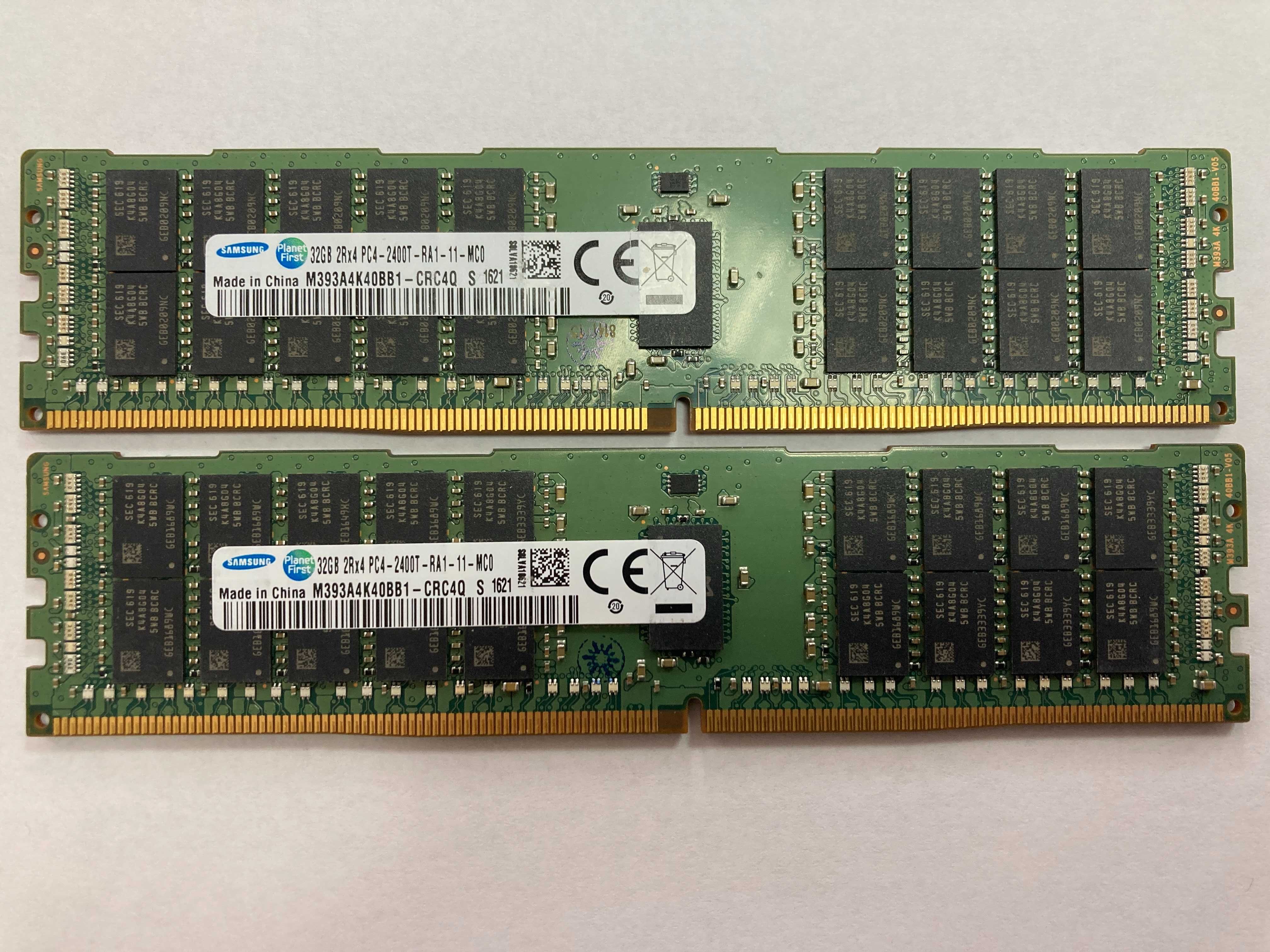 Пам'ять для серверів Samsung 32GB DDR4 2400 MHz (M393A4K40CB1-CRC4Q)